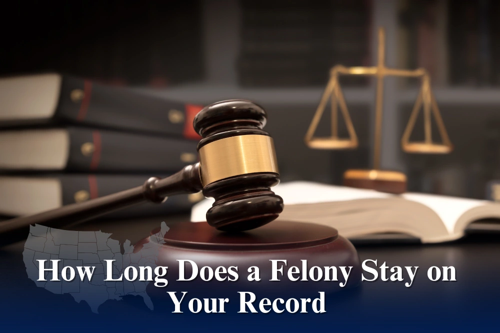 An image featuring a judge's dark brown and gold wooden gavel, a transparent map on the side, and a weighing scale representing justice and law books in the background.